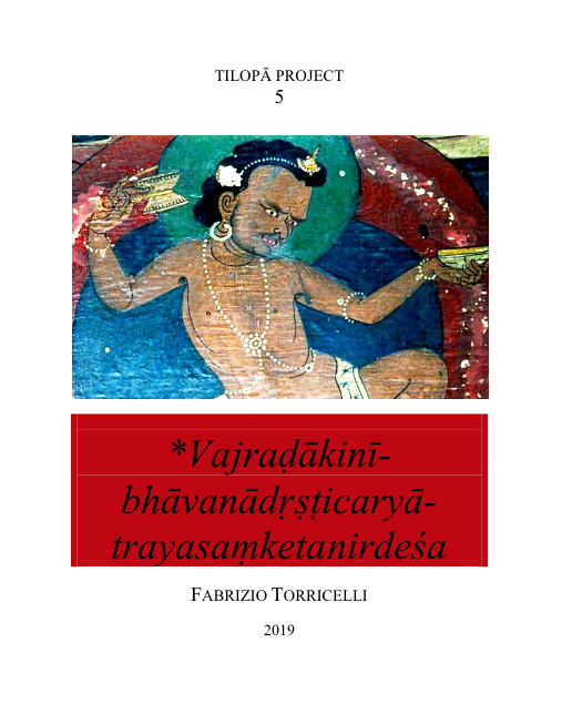 (image for) Tilopa's Vajra-dakini-bhavanadristicarya (PDF) - Click Image to Close